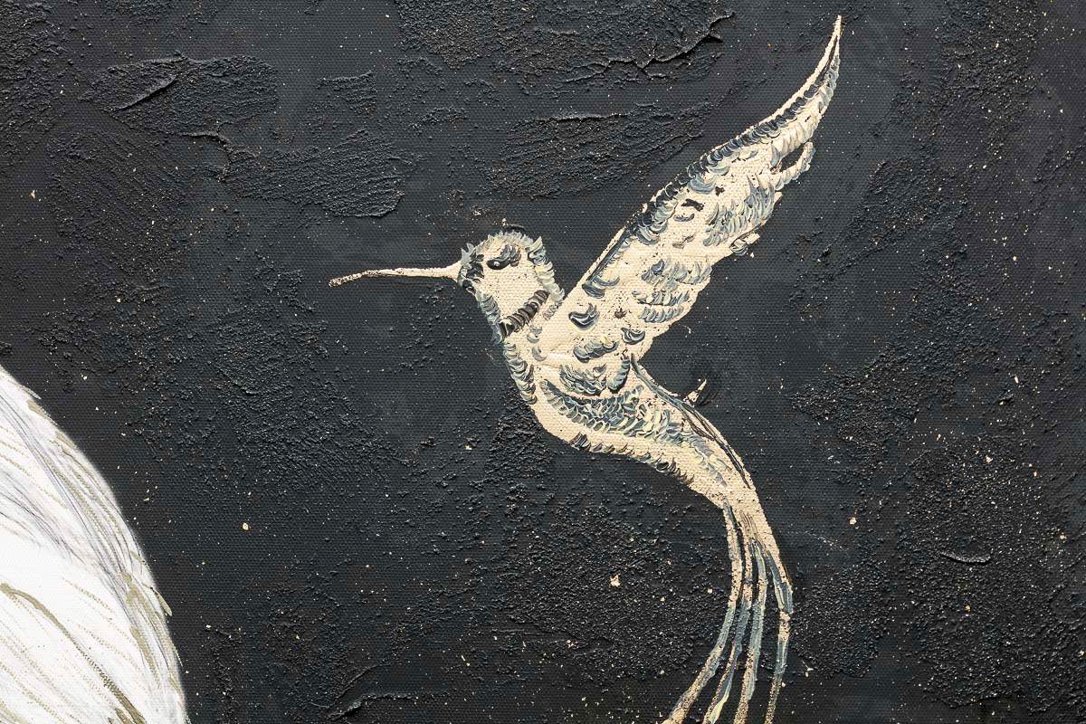 Burning Heart - Original - SOLD by artist Sophia Alvis of Lee - Wyecliffe Galleries