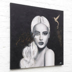 Burning Heart - Original - SOLD by artist Sophia Alvis of Lee - Wyecliffe Galleries