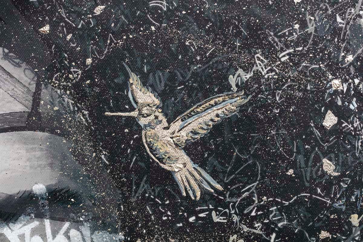 Light In The Dark - Original - SOLD by artist Sophia Alvis of Lee - Wyecliffe Galleries