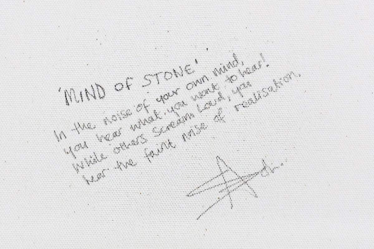 Mind Of Stone - Original - SOLD by artist Sophia Alvis of Lee - Wyecliffe Galleries