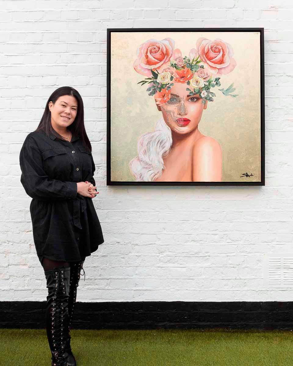 Spirit - Original - SOLD by artist Sophia Alvis of Lee - Wyecliffe Galleries