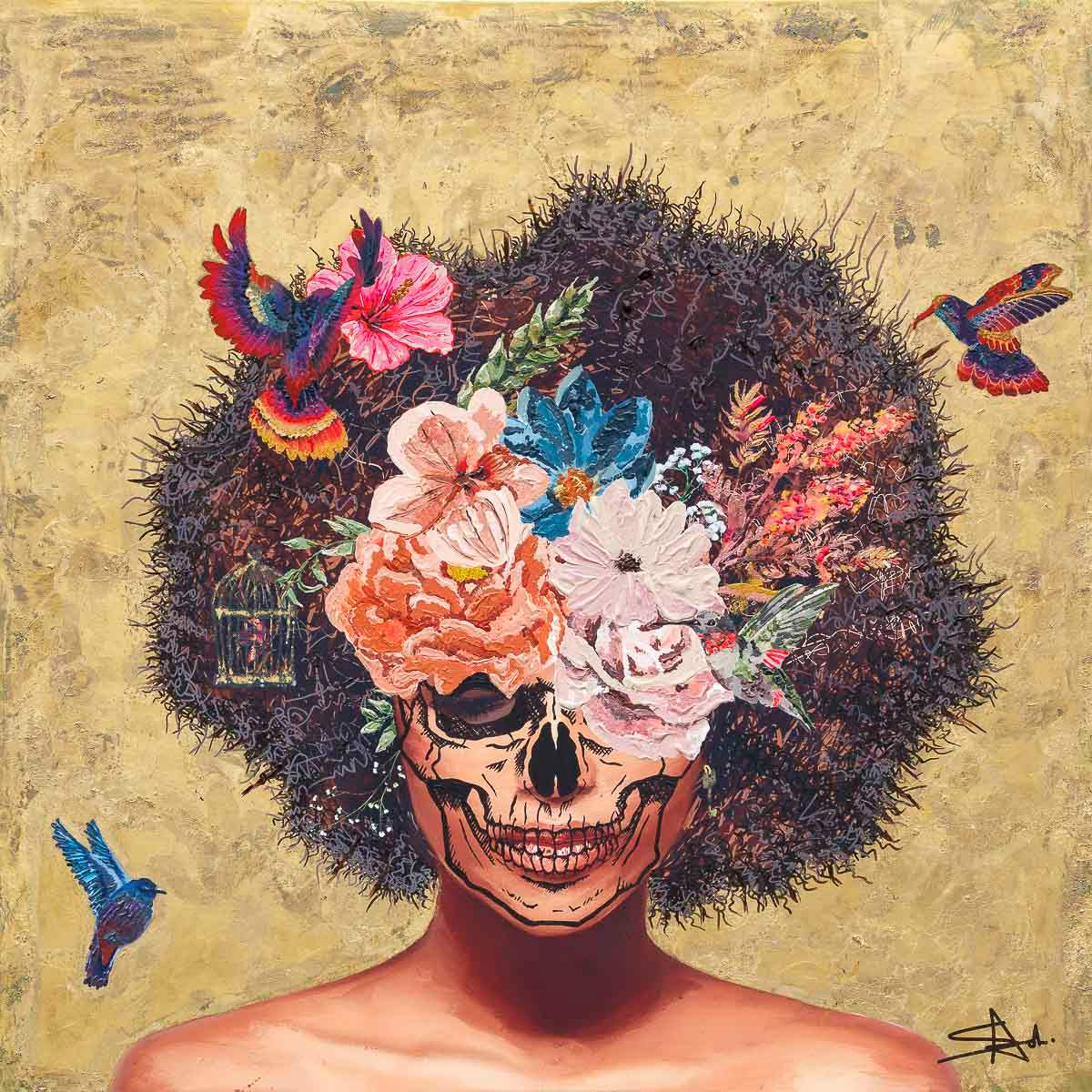 Temptation - Original - SOLD by artist Sophia Alvis of Lee - Wyecliffe Galleries