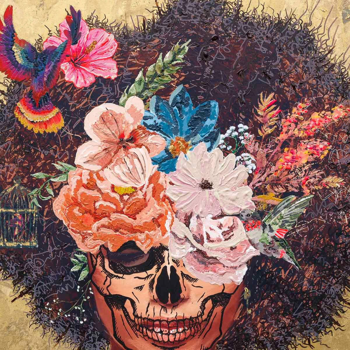 Temptation - Original - SOLD by artist Sophia Alvis of Lee - Wyecliffe Galleries