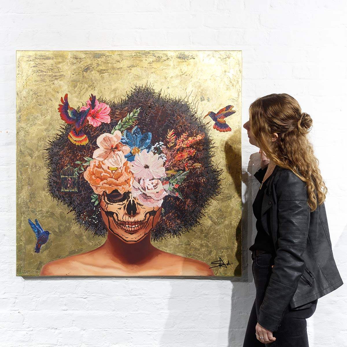 Temptation - Original - SOLD by artist Sophia Alvis of Lee - Wyecliffe Galleries
