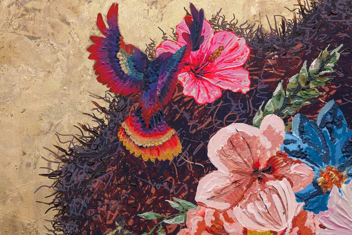 Temptation - Original - SOLD by artist Sophia Alvis of Lee - Wyecliffe Galleries