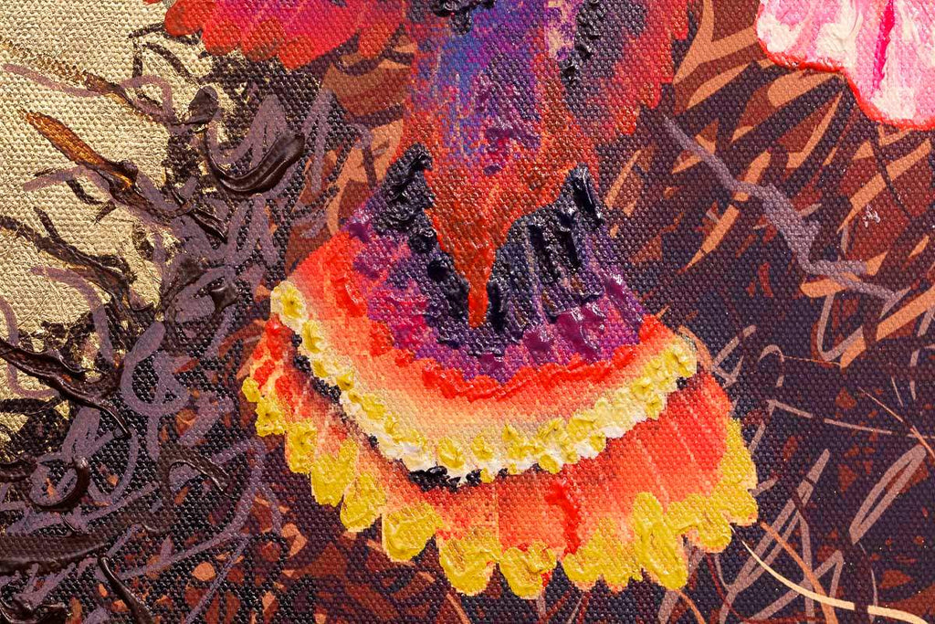 Temptation - Original - SOLD by artist Sophia Alvis of Lee - Wyecliffe Galleries