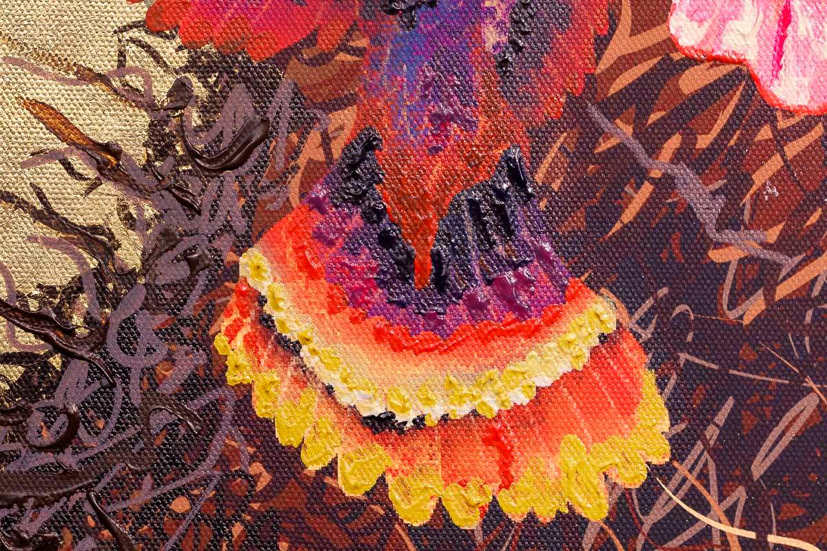 Temptation - Original - SOLD by artist Sophia Alvis of Lee - Wyecliffe Galleries