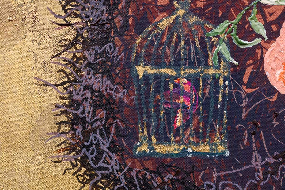 Temptation - Original - SOLD by artist Sophia Alvis of Lee - Wyecliffe Galleries