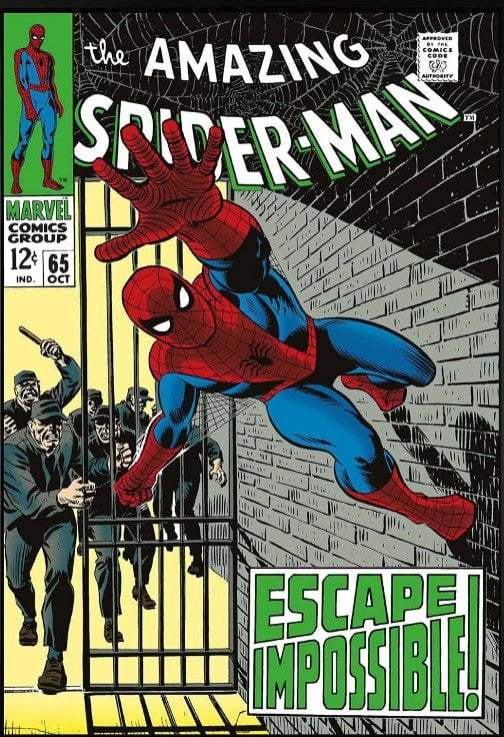The Amazing Spider-Man #65 - Escape Impossible! - Edition - SOLD by artist Stan Lee - Wyecliffe Galleries