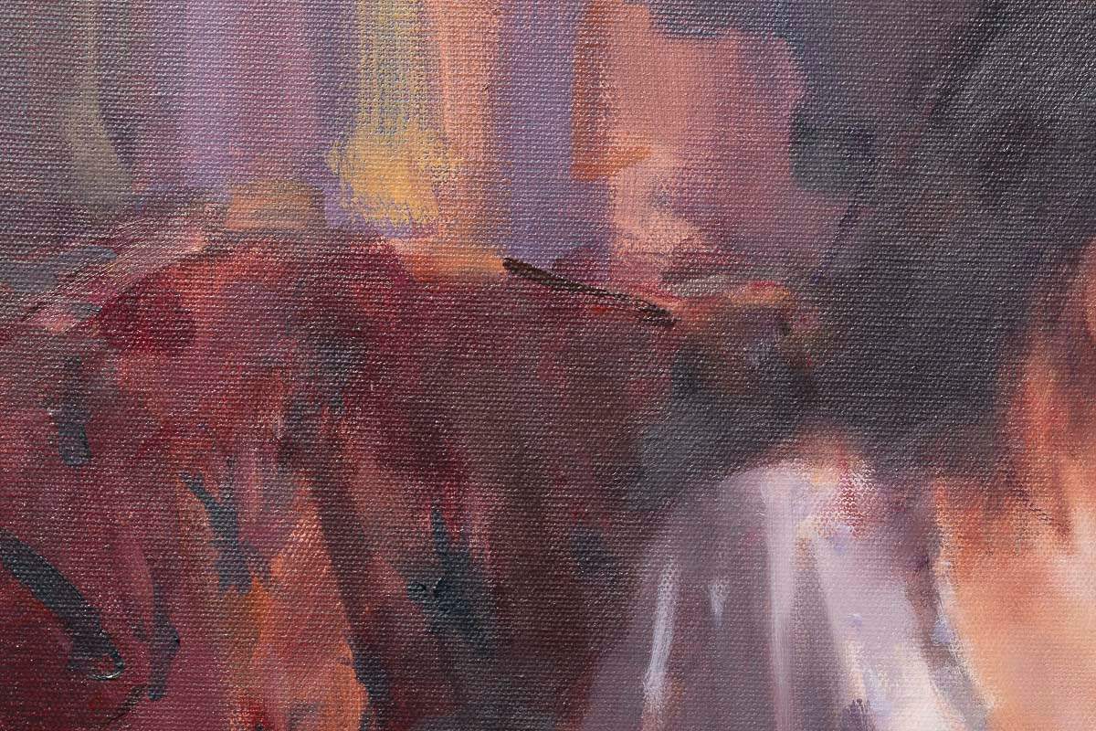 Admiration - Original - SOLD by artist Tony Hinchliffe - Wyecliffe Galleries
