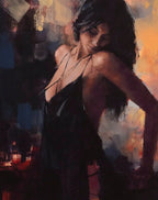 Aubergine Nights - Paper Edition - SOLD by artist Tony Hinchliffe - Wyecliffe Galleries