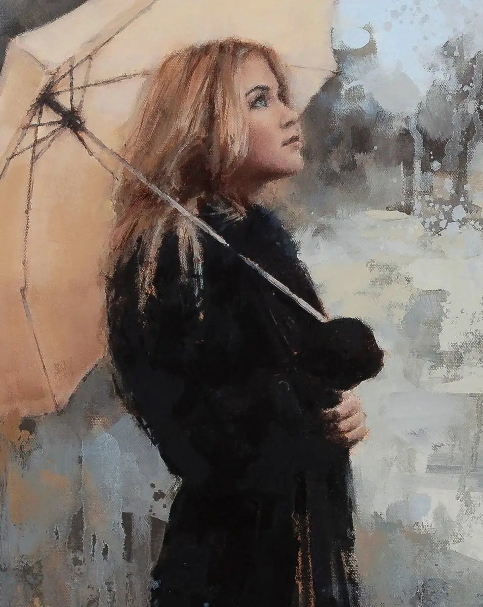 Vanilla Snowdrop - Paper Edition by artist Tony Hinchliffe - Wyecliffe Galleries