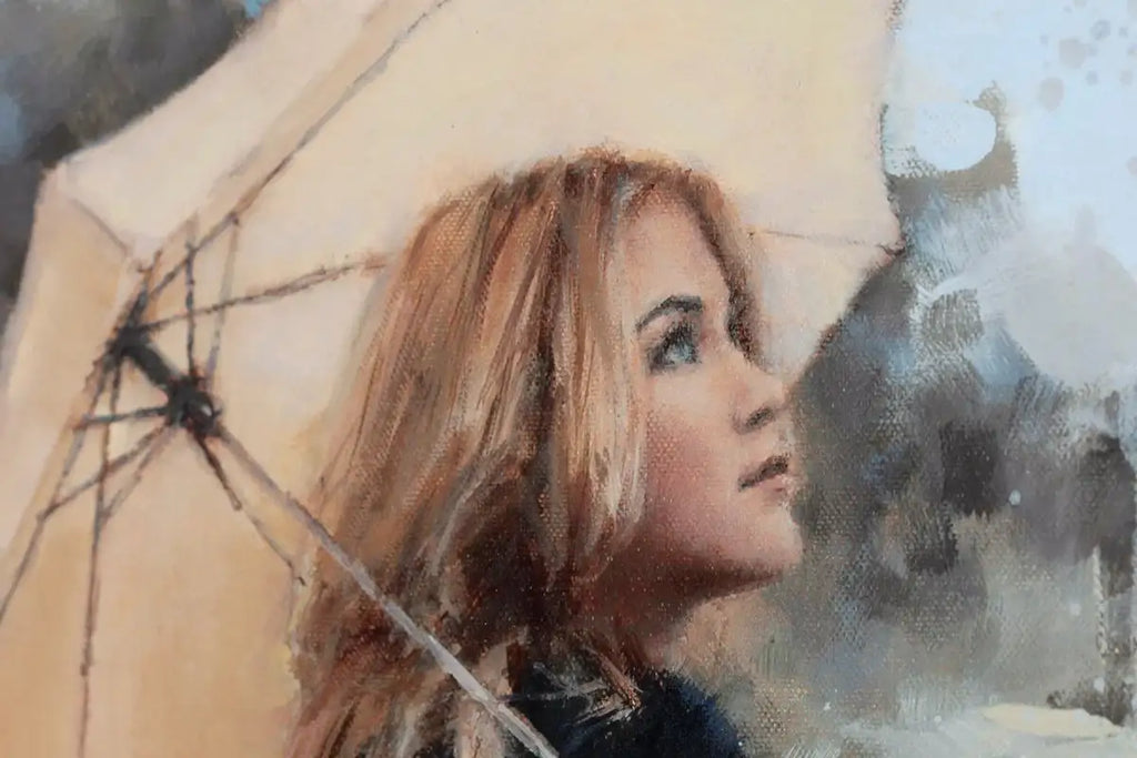 Vanilla Snowdrop - Paper Edition by artist Tony Hinchliffe - Wyecliffe Galleries