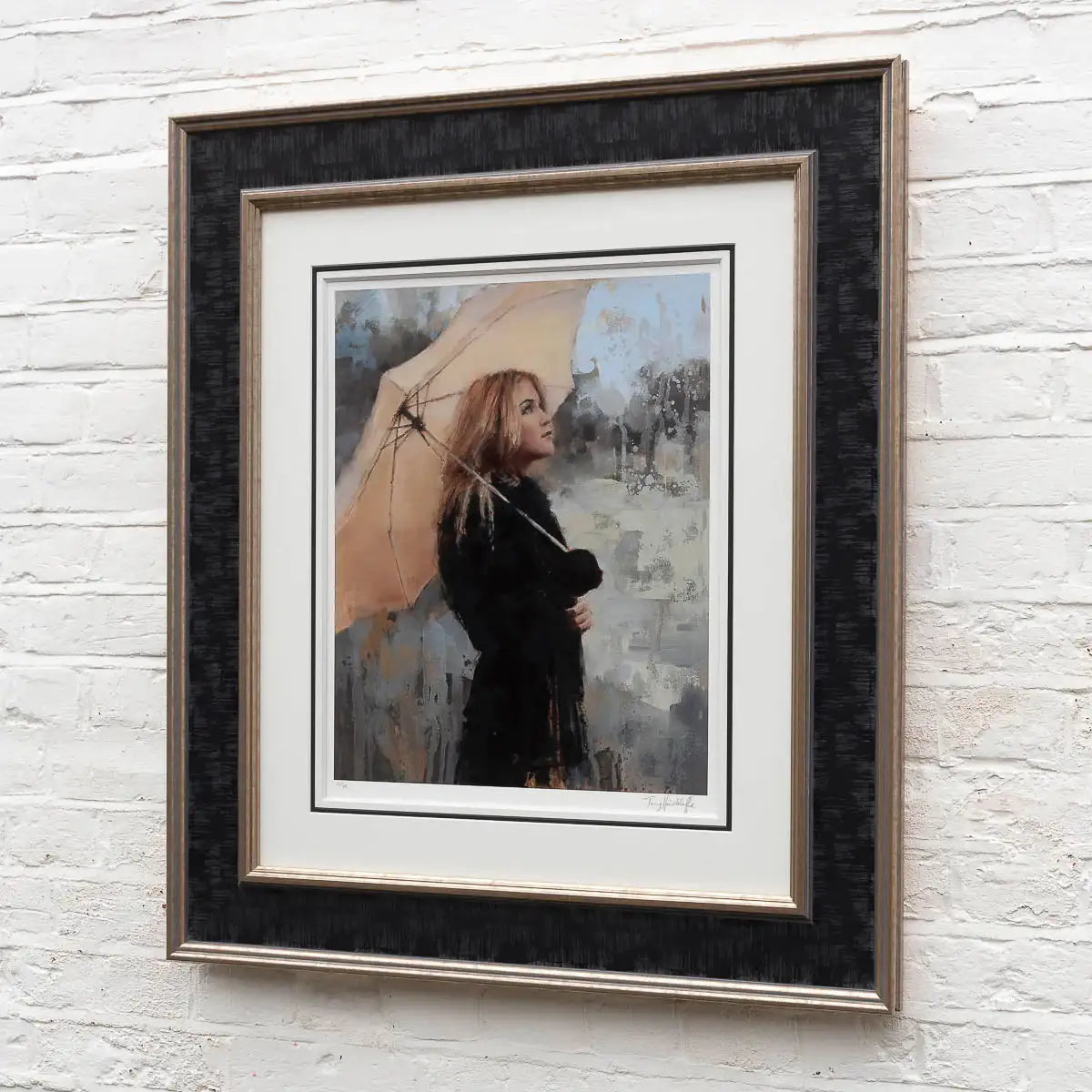 Vanilla Snowdrop - Paper Edition by artist Tony Hinchliffe - Wyecliffe Galleries