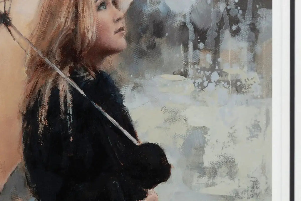 Vanilla Snowdrop - Paper Edition by artist Tony Hinchliffe - Wyecliffe Galleries