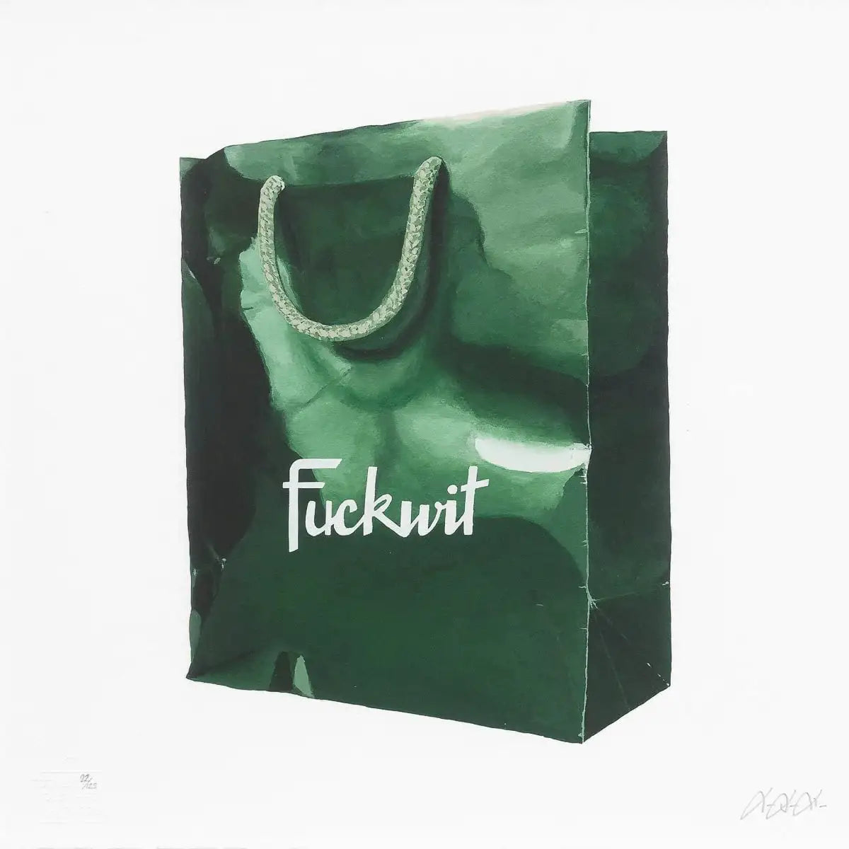Fuckwit - Edition by artist Totally Justified Hypocrisy - Wyecliffe Galleries