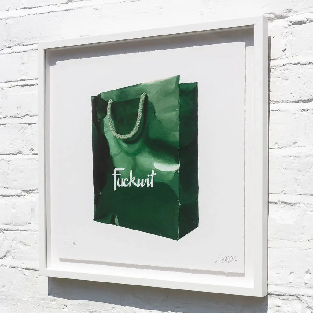 Fuckwit - Edition by artist Totally Justified Hypocrisy - Wyecliffe Galleries