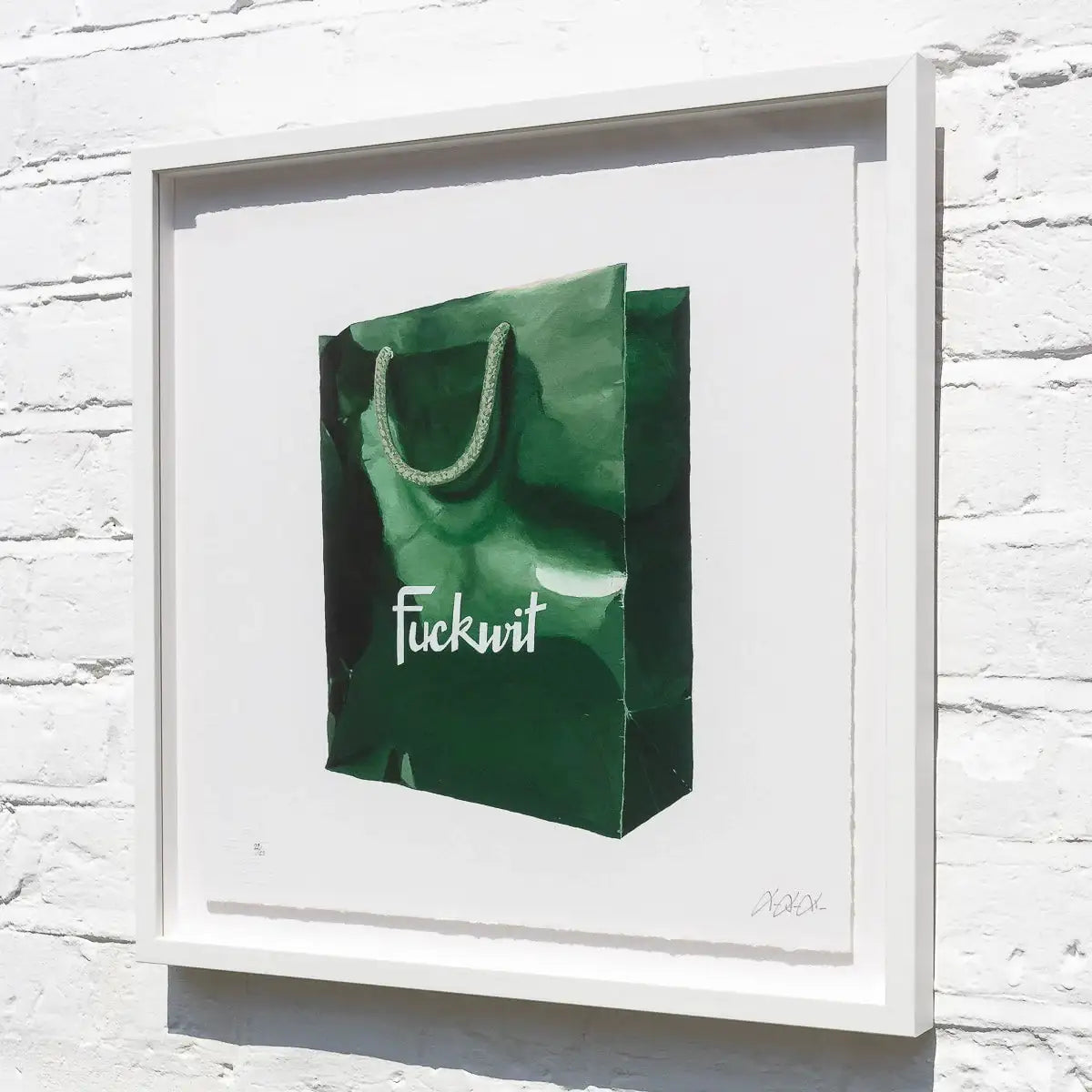 Fuckwit - Edition by artist Totally Justified Hypocrisy - Wyecliffe Galleries