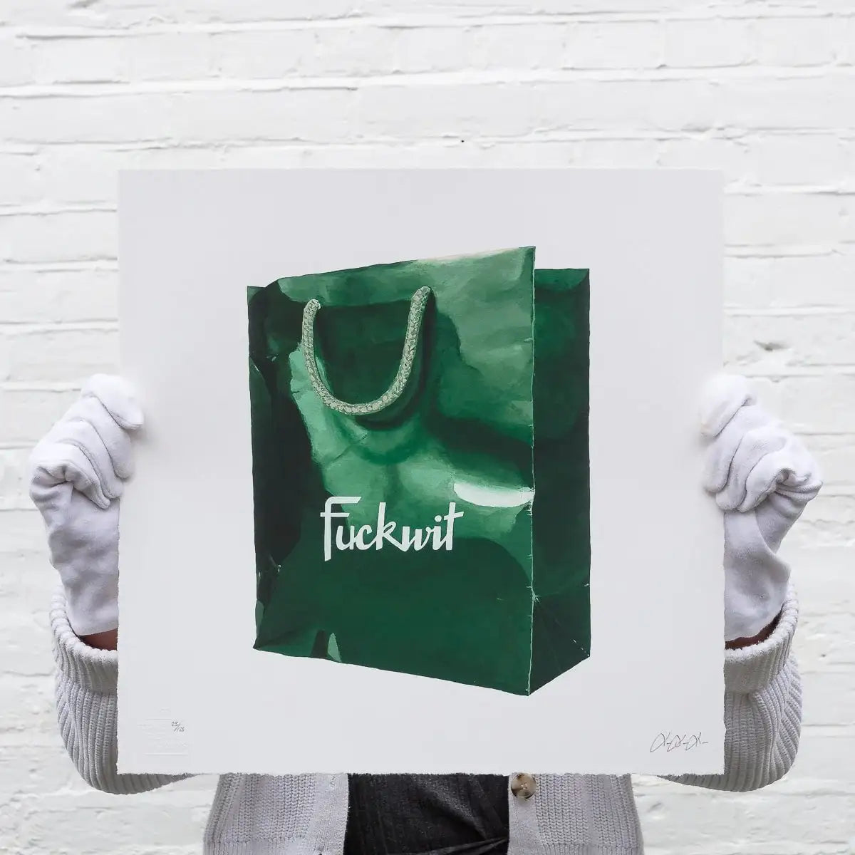 Fuckwit - Edition by artist Totally Justified Hypocrisy - Wyecliffe Galleries