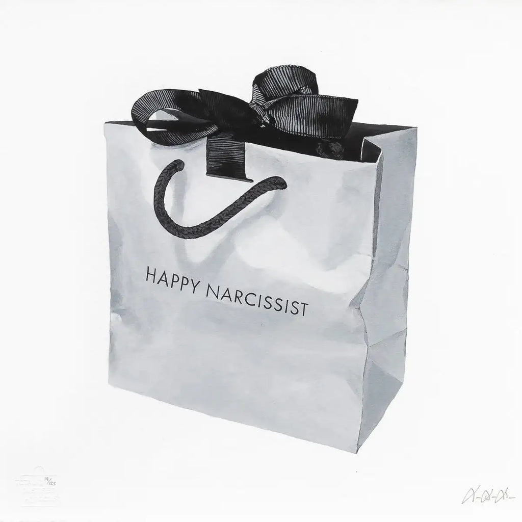 Happy Narcissist - Edition by artist Totally Justified Hypocrisy - Wyecliffe Galleries