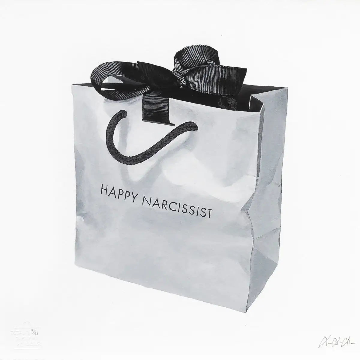 Happy Narcissist - Edition by artist Totally Justified Hypocrisy - Wyecliffe Galleries