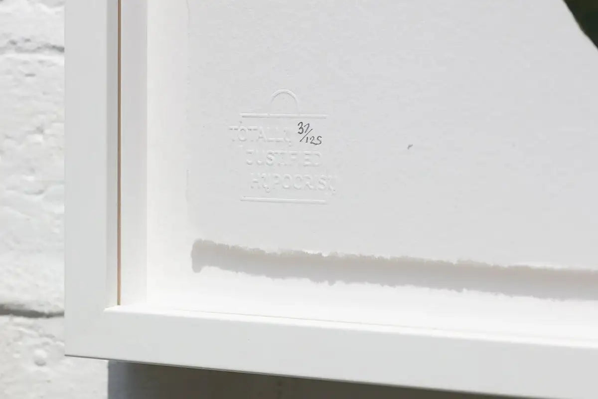 How Much? - Edition by artist Totally Justified Hypocrisy - Wyecliffe Galleries