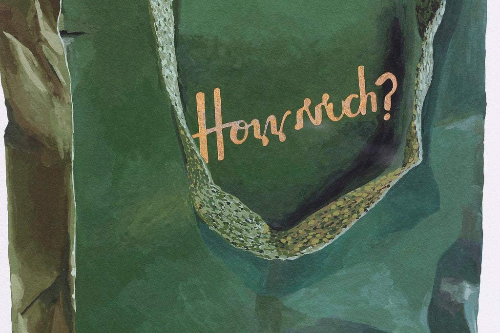 How Much? - Edition by artist Totally Justified Hypocrisy - Wyecliffe Galleries