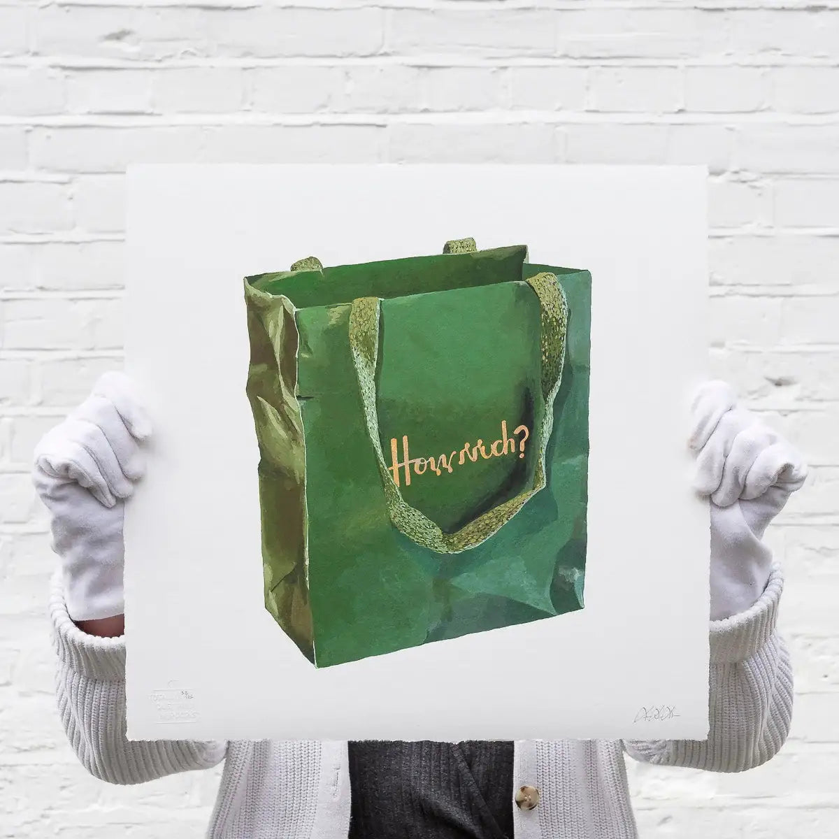 How Much? - Edition by artist Totally Justified Hypocrisy - Wyecliffe Galleries