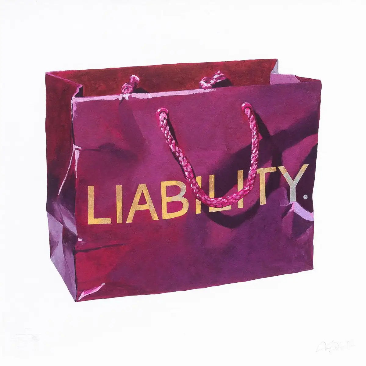 Liability - Edition by artist Totally Justified Hypocrisy - Wyecliffe Galleries