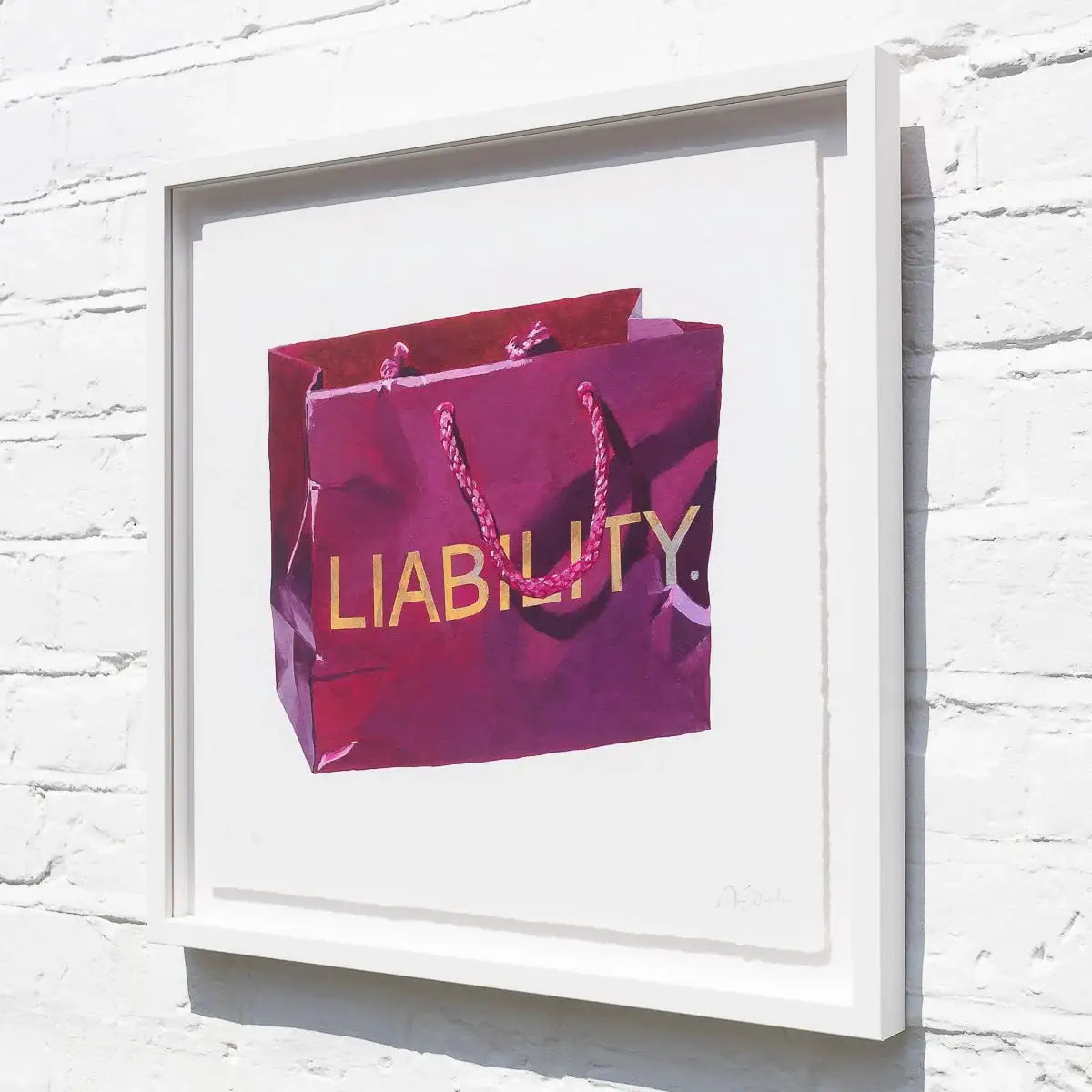 Liability - Edition by artist Totally Justified Hypocrisy - Wyecliffe Galleries