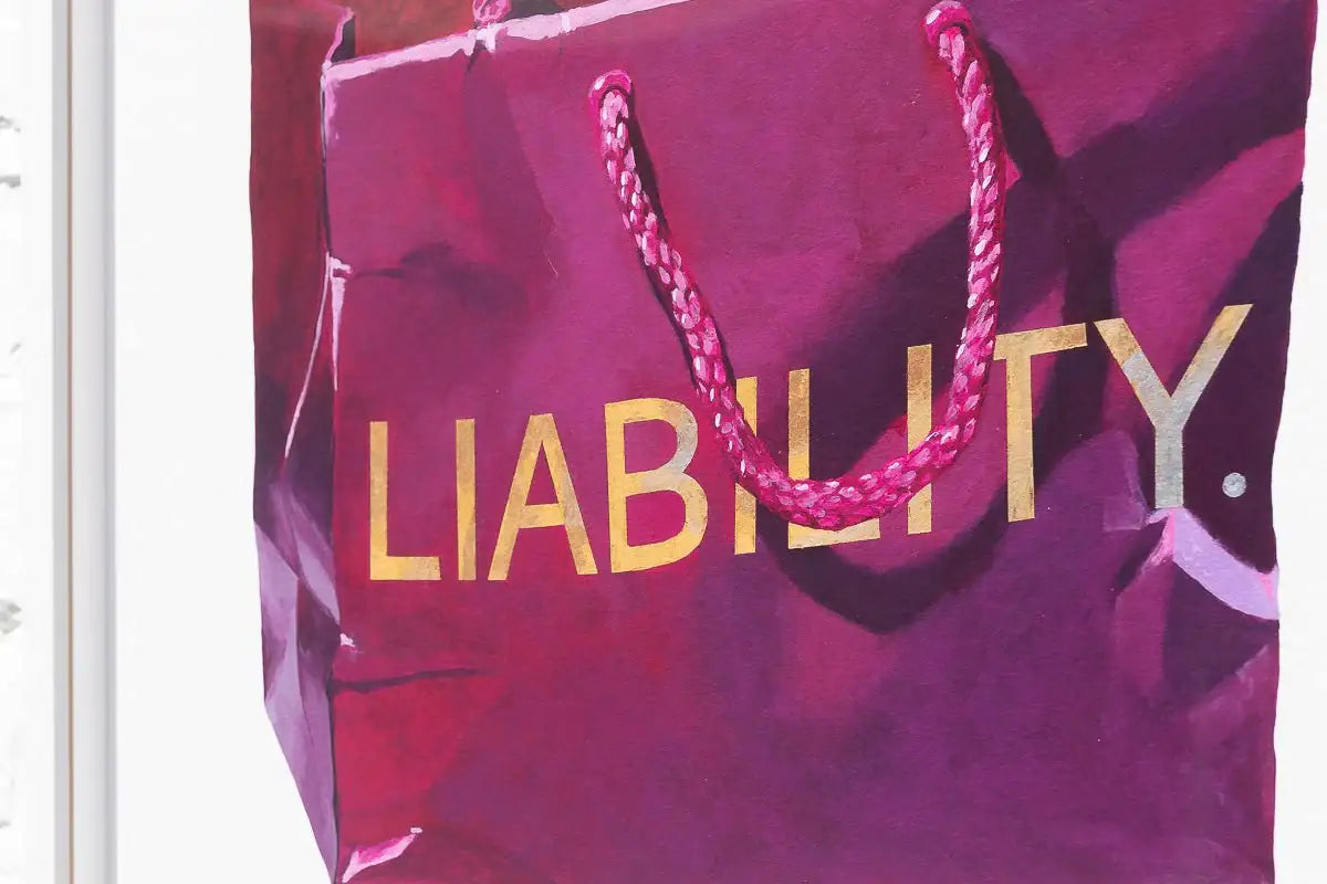 Liability - Edition by artist Totally Justified Hypocrisy - Wyecliffe Galleries