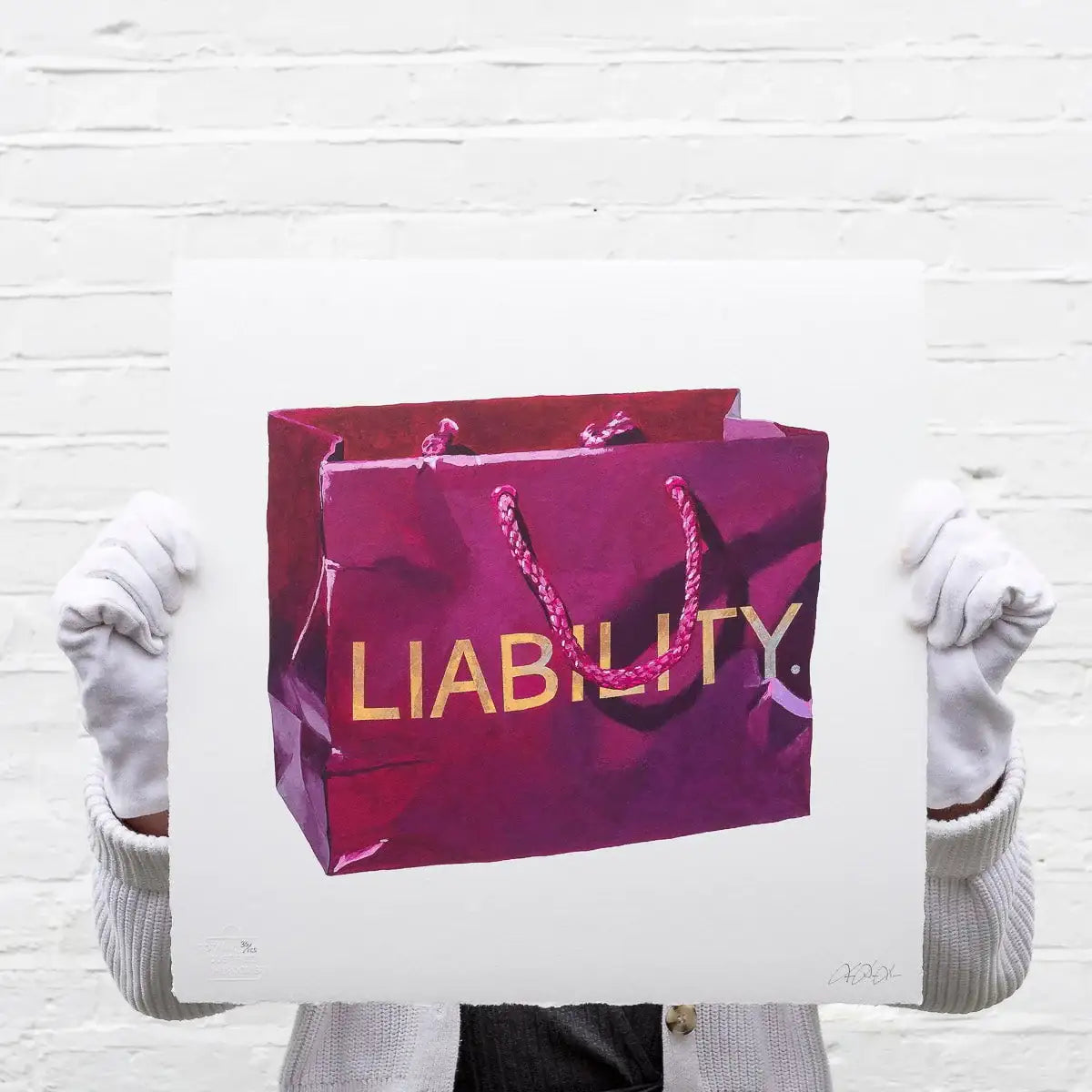 Liability - Edition by artist Totally Justified Hypocrisy - Wyecliffe Galleries