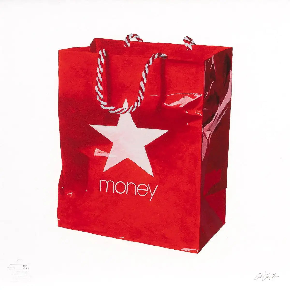 Money - Edition by artist Totally Justified Hypocrisy - Wyecliffe Galleries