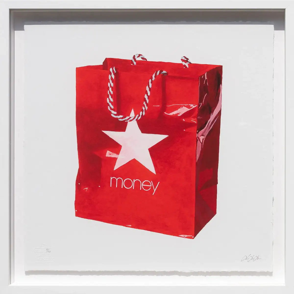 Money - Edition by artist Totally Justified Hypocrisy - Wyecliffe Galleries