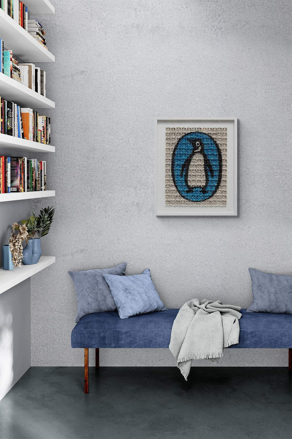 Penguin Books - Original by artist Tristan Hibberd - Wyecliffe Galleries