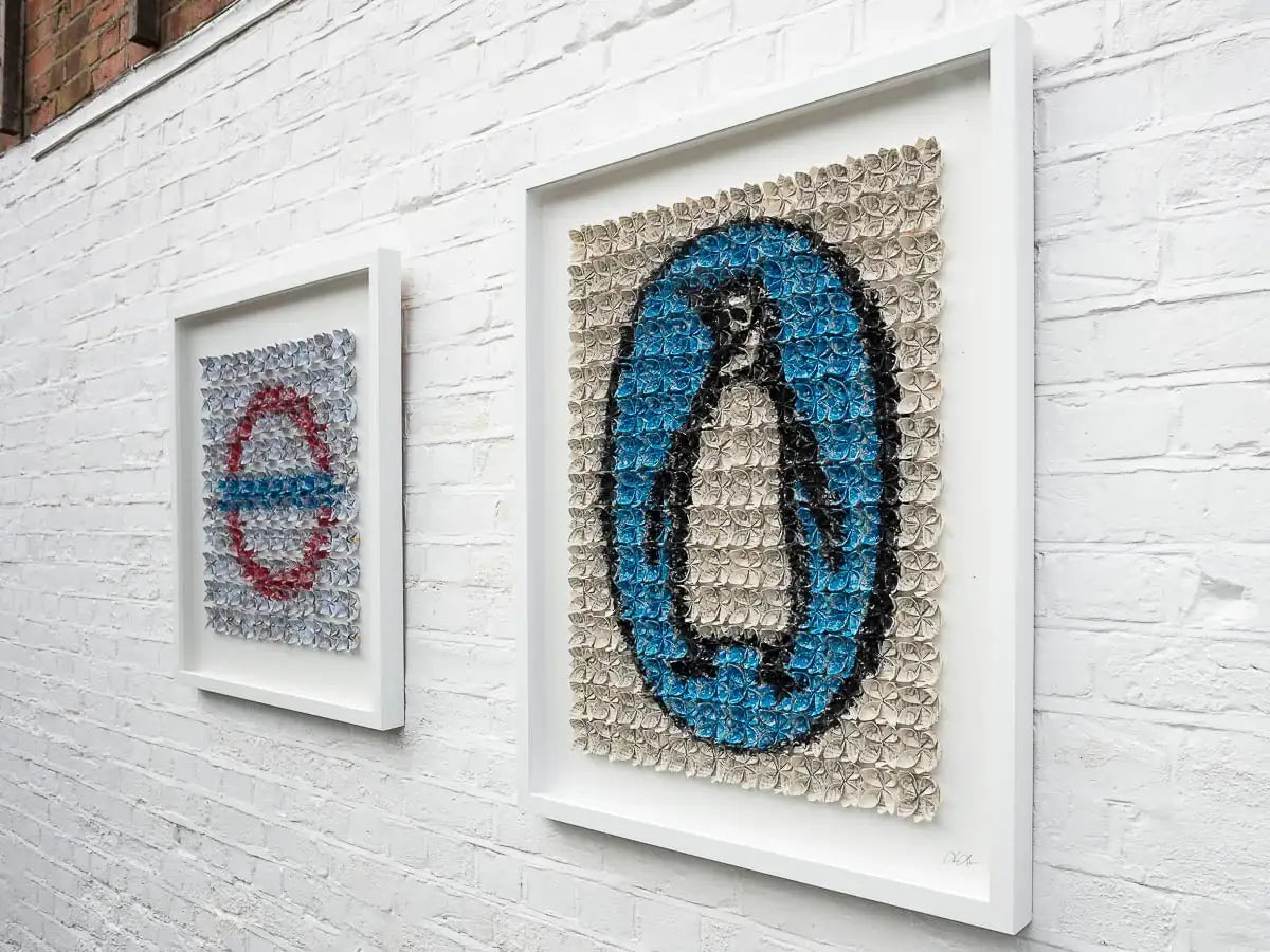 Penguin Books - Original by artist Tristan Hibberd - Wyecliffe Galleries