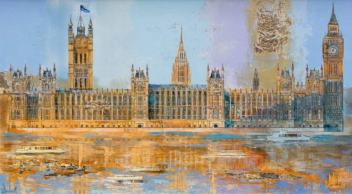 Afternoon Reflections - Original - SOLD by artist Veronika Benoni - Wyecliffe Galleries