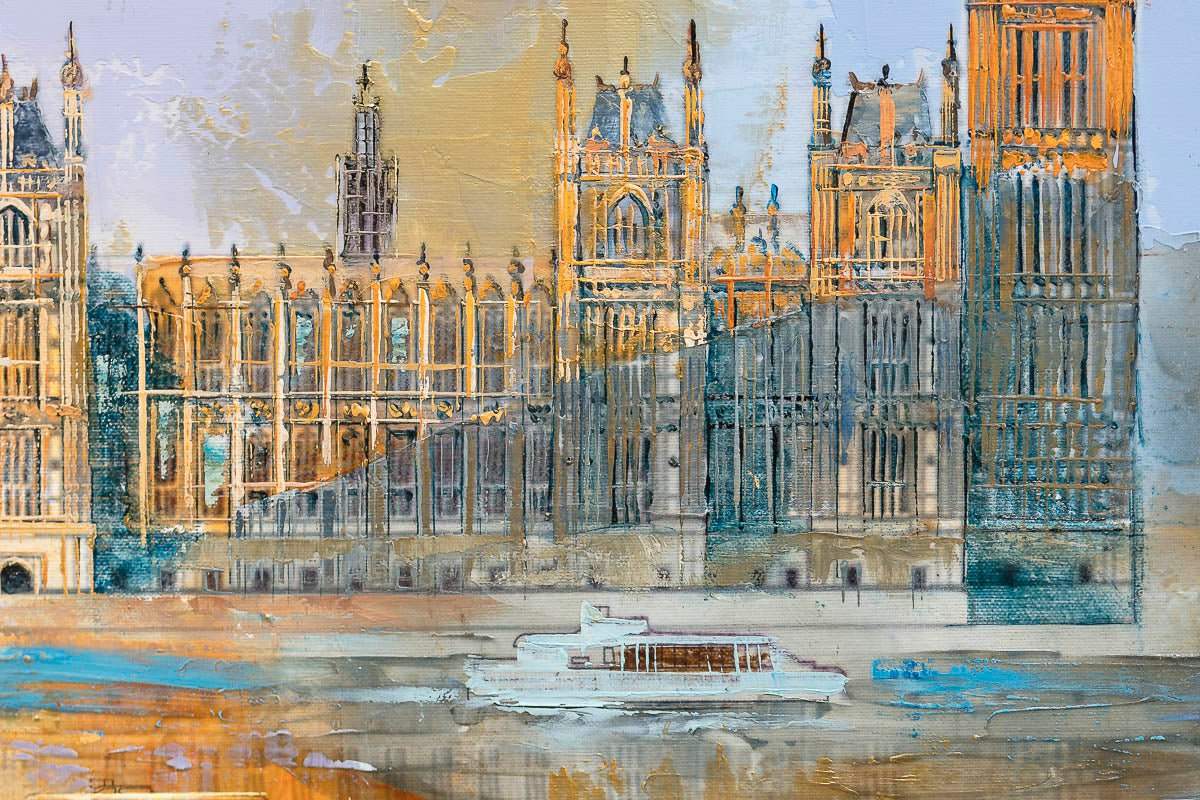 Afternoon Reflections - Original - SOLD by artist Veronika Benoni - Wyecliffe Galleries