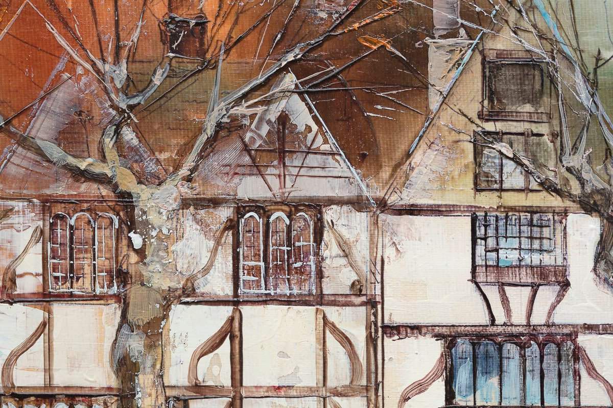 Afternoon Stroll In London - Original by artist Veronika Benoni - Wyecliffe Galleries