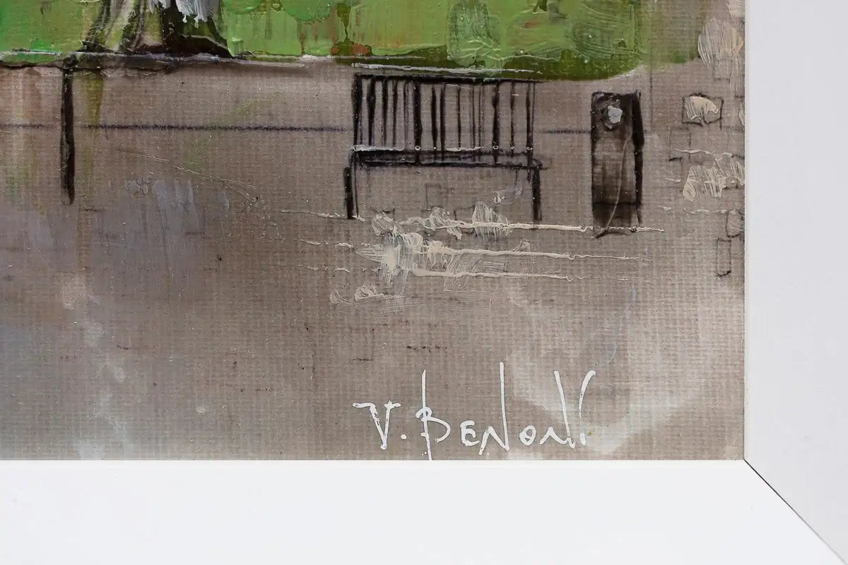 Afternoon Stroll In London - Original by artist Veronika Benoni - Wyecliffe Galleries