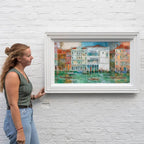 City Of Bridges And Endless Romance - Original by artist Veronika Benoni - Wyecliffe Galleries