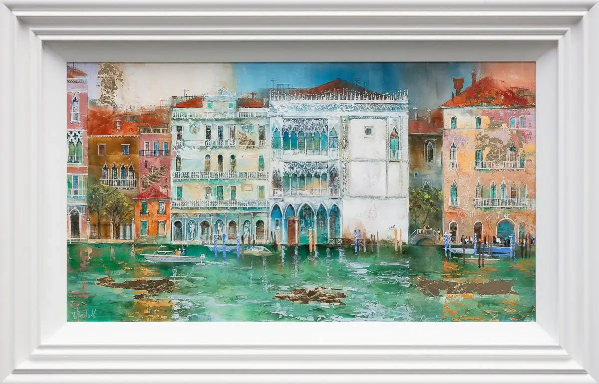 City Of Bridges And Endless Romance - Original by artist Veronika Benoni - Wyecliffe Galleries