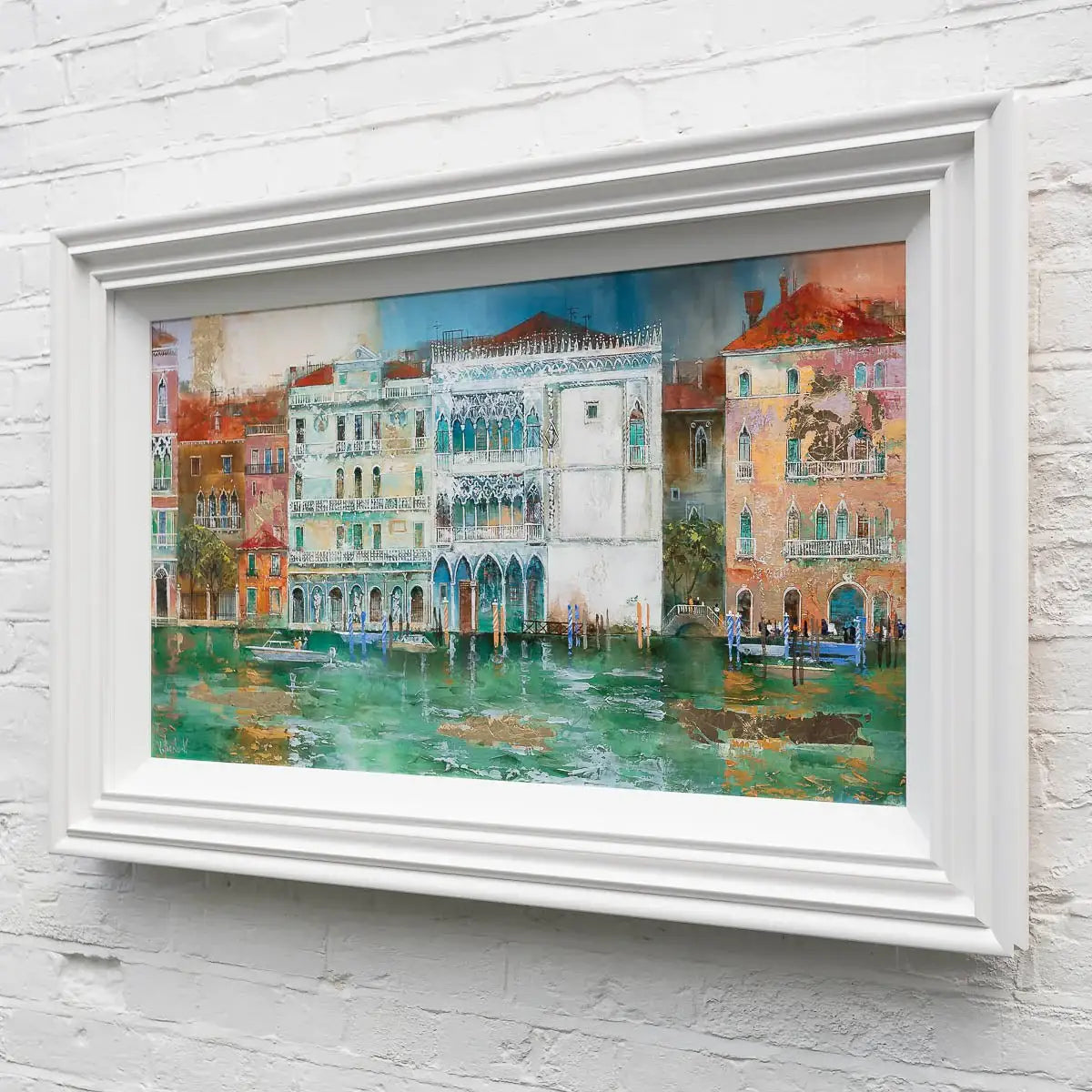 City Of Bridges And Endless Romance - Original by artist Veronika Benoni - Wyecliffe Galleries