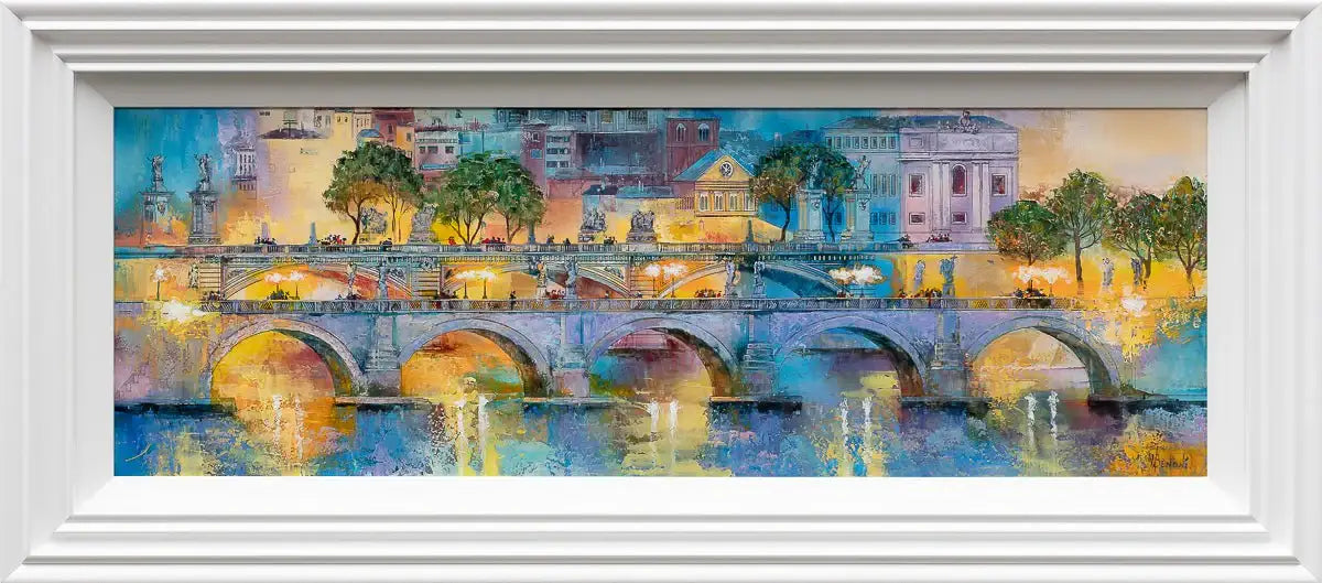 Colours of The City - Original - SOLD by artist Veronika Benoni - Wyecliffe Galleries