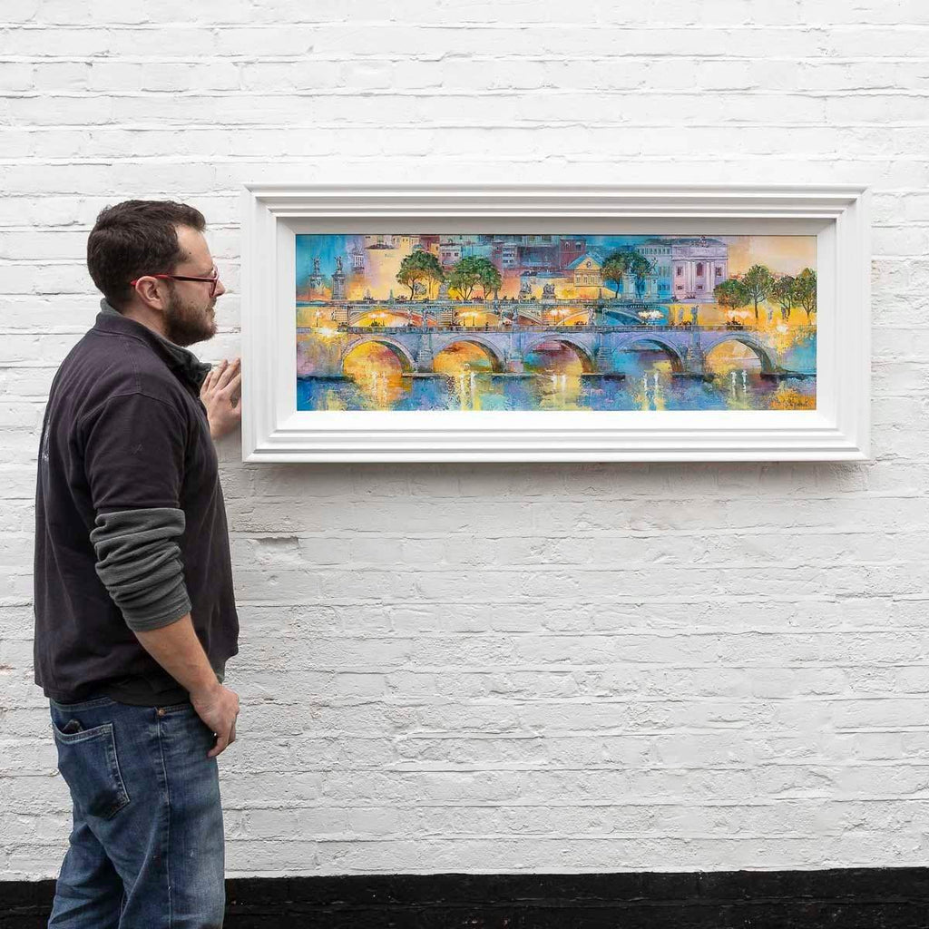 Colours of The City - Original - SOLD by artist Veronika Benoni - Wyecliffe Galleries