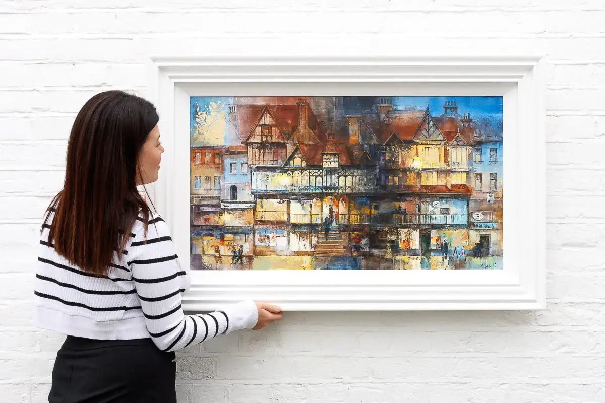 Evening In Chester - Original by artist Veronika Benoni - Wyecliffe Galleries