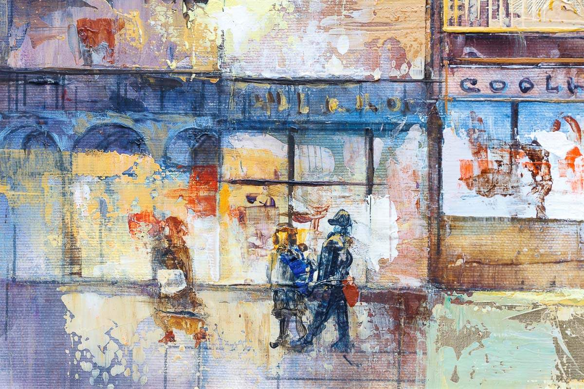 Evening In Chester - Original by artist Veronika Benoni - Wyecliffe Galleries