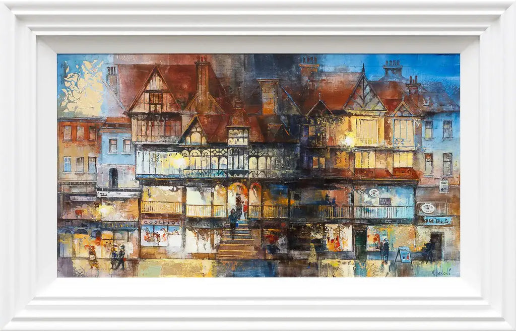 Evening In Chester - Original by artist Veronika Benoni - Wyecliffe Galleries