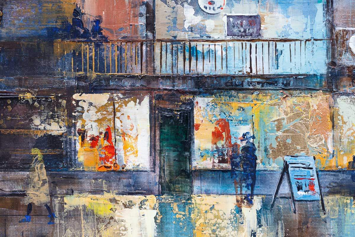 Evening In Chester - Original by artist Veronika Benoni - Wyecliffe Galleries