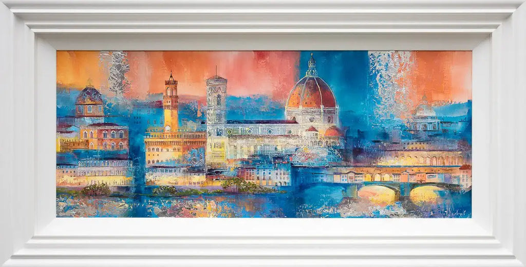 Forever Under Florence's Charm - Original by artist Veronika Benoni - Wyecliffe Galleries